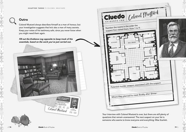 Produktbild: Cluedo Book of Puzzles