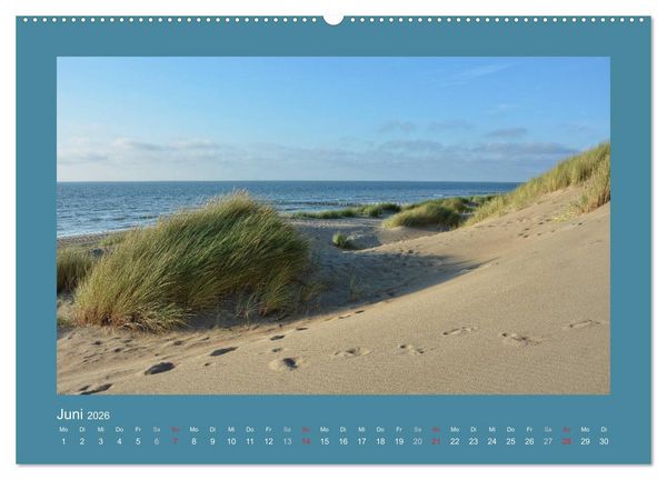 Produktbild: Sandd&uuml;nen an der Nordsee in den Niederlanden (Wandkalender 2026 DIN A2 quer), CALVENDO Monatskalender