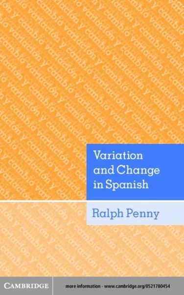 Produktbild: Variation and Change in Spanish