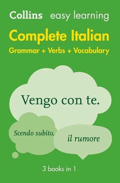 Produktbild: Easy Learning Italian Complete Grammar, Verbs and Vocabulary (3 books in 1)