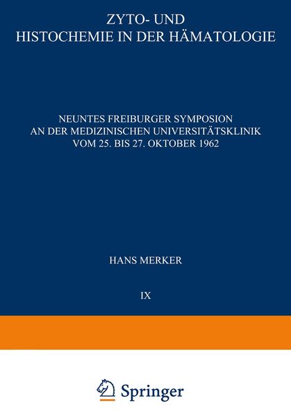 Produktbild: Zyto- und Histochemie in der H&auml;matologie