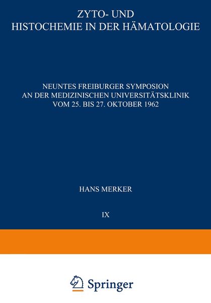 Produktbild: Zyto- und Histochemie in der H&auml;matologie