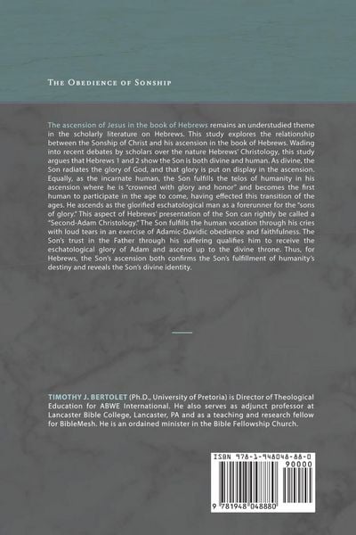 Produktbild: The Obedience of Sonship