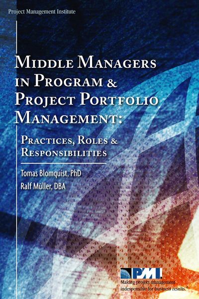 Produktbild: Middle Managers in Program and Project Portfolio Management