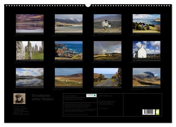 Produktbild: Schottlands wilder Westen (Wandkalender 2026 DIN A2 quer), CALVENDO Monatskalender