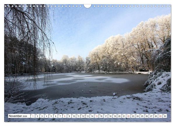 Produktbild: BURGDORFER ANSICHTEN (Wandkalender 2026 DIN A3 quer), CALVENDO Monatskalender