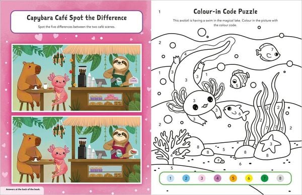 Produktbild: Best Friends Sticker Book: Capybara and Axolotl