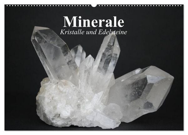 Minerale. Kristalle und Edelsteine (Wandkalender 2026 DIN A2 quer), CALVENDO Monatskalender