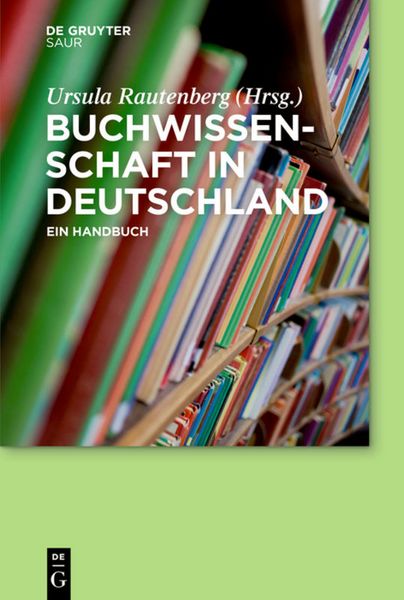 Produktbild: Buchwissenschaft in Deutschland