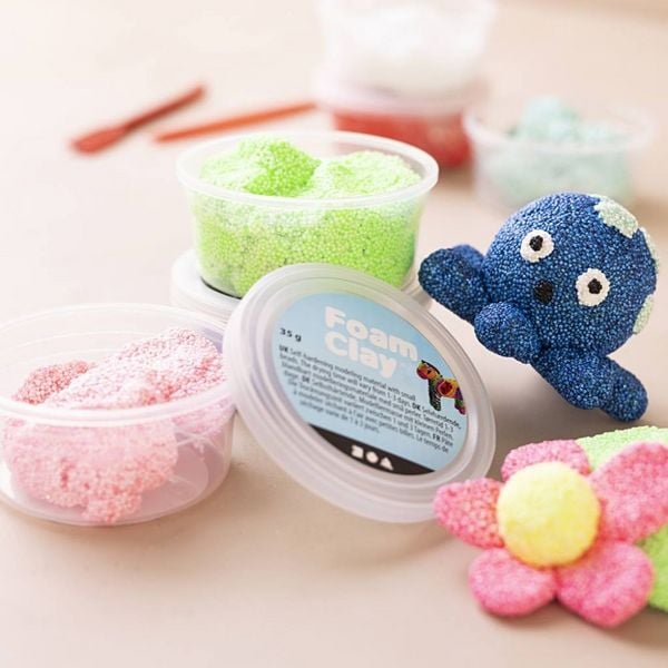 Produktbild: Creativ Company Foam Clay&reg; sortierte Farben, 10x35 g