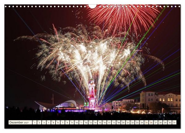 Produktbild: Seebad Warnem&uuml;nde (Wandkalender 2027 DIN A3 quer), CALVENDO Monatskalender