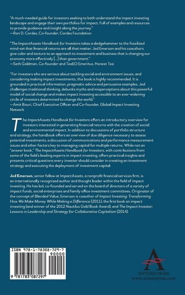Produktbild: The ImpactAssets Handbook for Investors