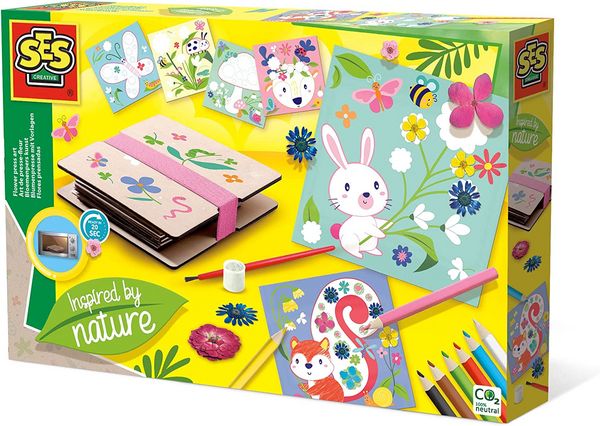 2x Mikro Blumenpresse Set – Mini Pressen Mit 60 Papierblättern Zum Blumen Trocknen