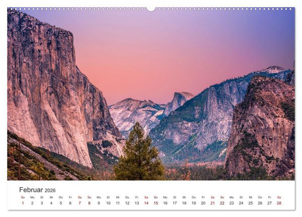 Produktbild: Yosemite - Nationalpark (hochwertiger Premium Wandkalender 2026 DIN A2 quer), Kunstdruck in Hochglanz