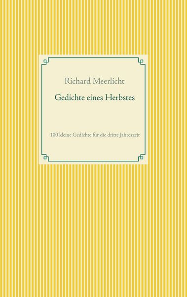 Produktbild: Gedichte eines Herbstes
