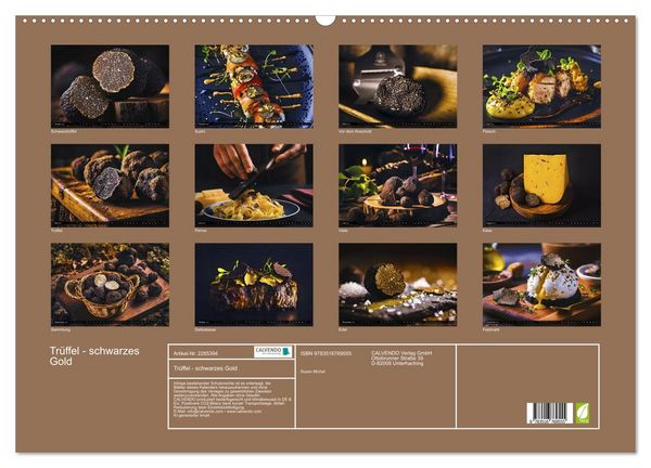 Produktbild: Tr&uuml;ffel - schwarzes Gold (Wandkalender 2027 DIN A2 quer), CALVENDO Monatskalender