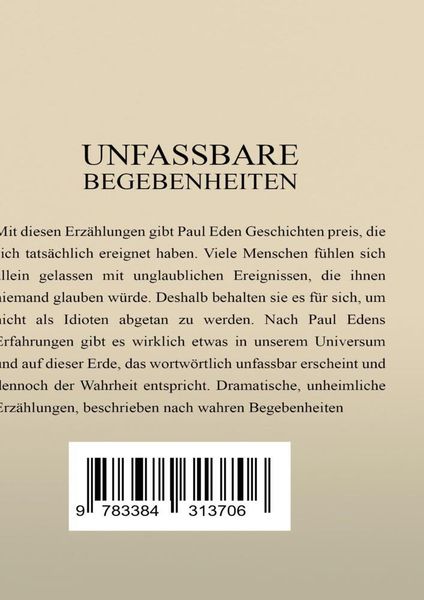 Produktbild: Unfassbare Begebenheiten