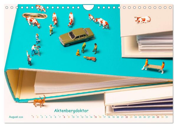 Produktbild: B&uuml;stenhalter ... und andere Mini-Welten (Wandkalender 2026 DIN A4 quer), CALVENDO Monatskalender