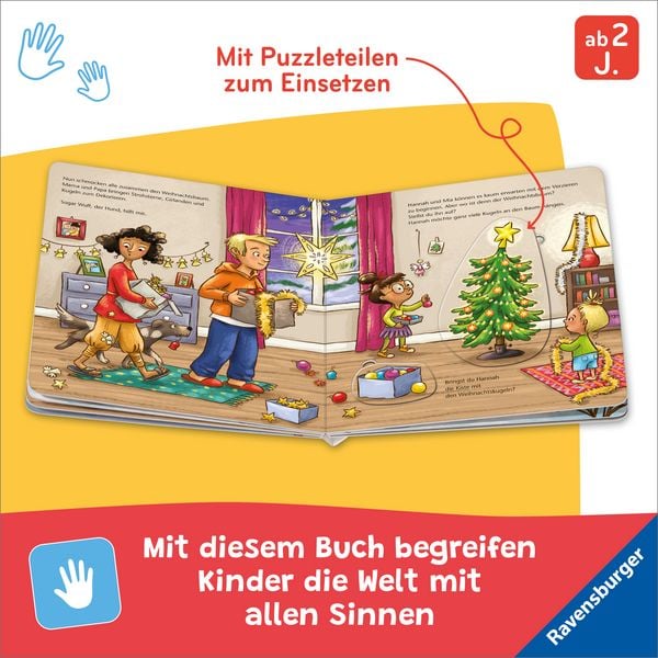 Produktbild: Mein gro&szlig;es Puzzle-Spielbuch - Weihnachten
