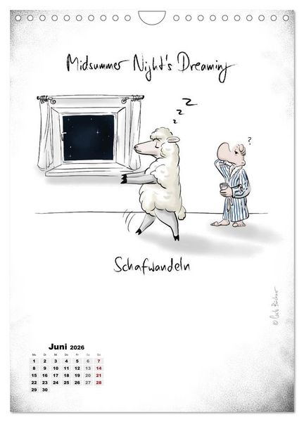 Produktbild: NEUES JAHR, NEUER SPASS... (Wandkalender 2026 DIN A4 hoch), CALVENDO Monatskalender