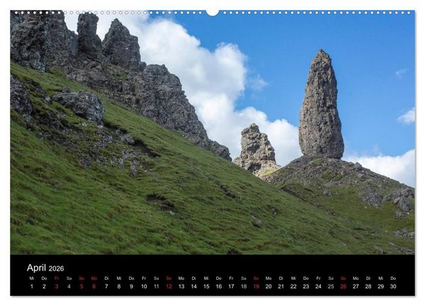 Produktbild: Isle of Skye - Schottlands Inseln (Wandkalender 2026 DIN A2 quer), CALVENDO Monatskalender