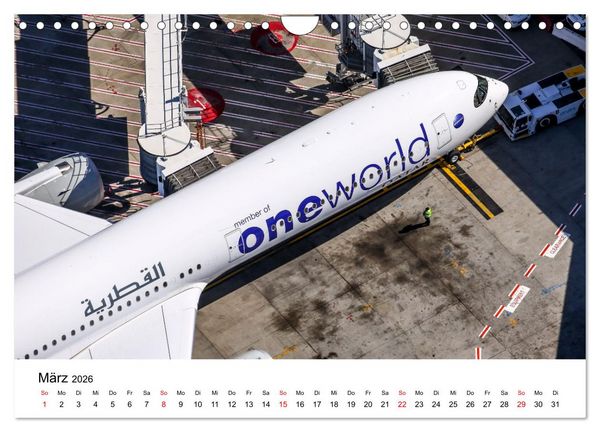 Produktbild: From Above - Die etwas andere Perspektive auf Flugzeuge (Wandkalender 2026 DIN A4 quer), CALVENDO Monatskalender