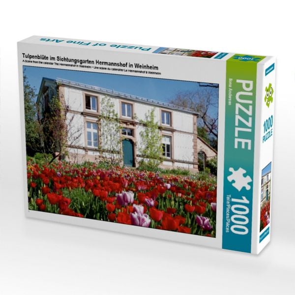 Tulpenblüte im Sichtungsgarten Hermannshof in Weinheim (Puzzle)