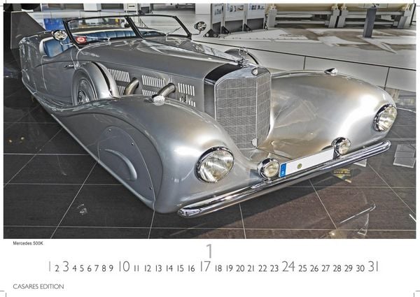 Produktbild: Mercedes Classic Cars Kalender 2027 &ndash; Wandkalender | Fotokalender Oldtimer 24x35cm - Mercedes Oldtimer - Eleganz & Geschichte im Kalenderformat