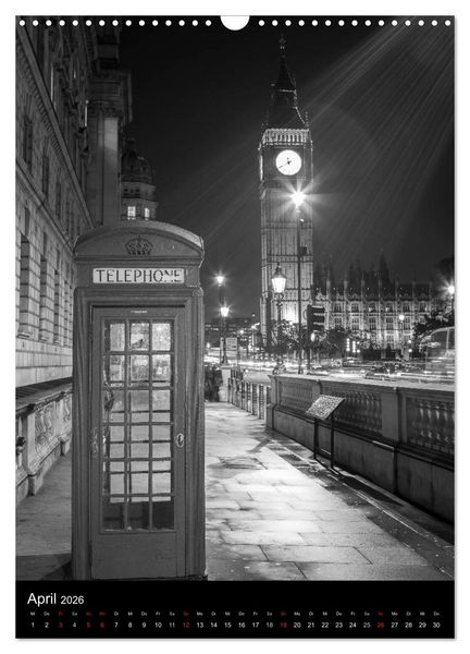 Produktbild: Big City London (Wandkalender 2026 DIN A3 hoch), CALVENDO Monatskalender