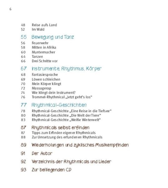 Produktbild: Das Rhythmical-Buch, m. Audio-CD