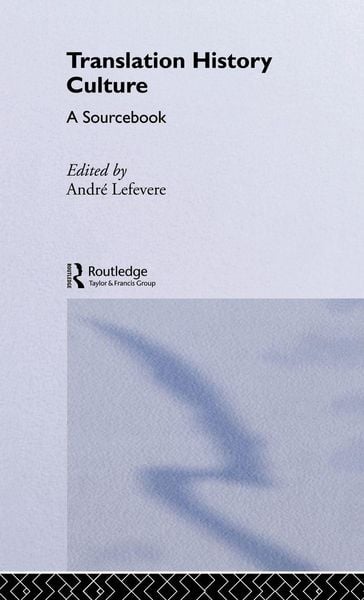 Produktbild: Translation/History/Culture