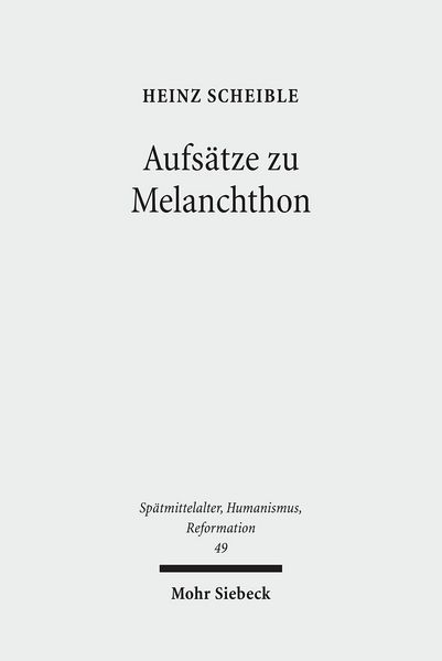 Produktbild: Aufs&auml;tze zu Melanchthon