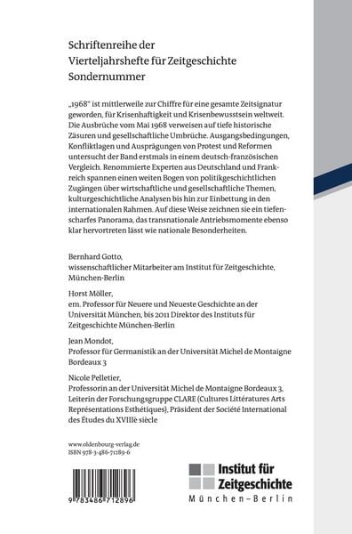 Produktbild: Krisen und Krisenbewusstsein in Deutschland und Frankreich in den 1960er Jahren