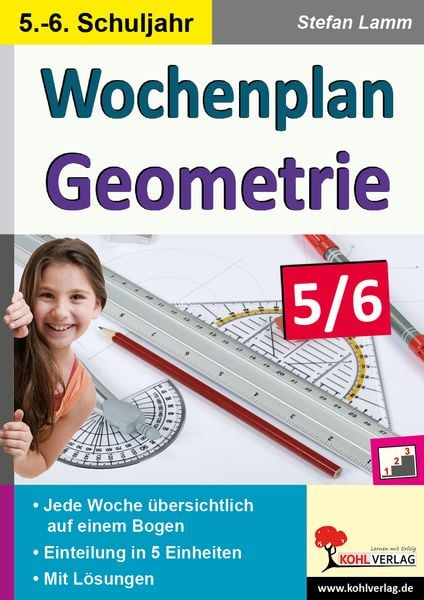 Produktbild: Wochenplan Geometrie / Klasse 5-6