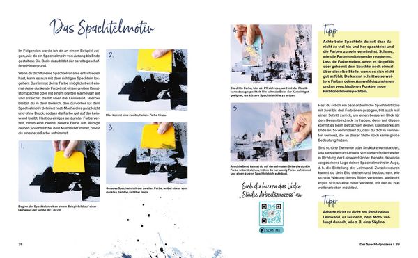 Produktbild: Mini-Masterclass Malen &ndash; Spachteltechnik in Acryl