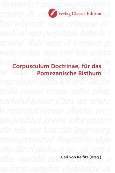 Produktbild: Corpusculum Doctrinae, f&uuml;r das Pomezanische Bisthum