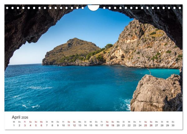 Produktbild: Mallorca - Eine traumhafte Reise nach Spanien. (Wandkalender 2026 DIN A4 quer), CALVENDO Monatskalender