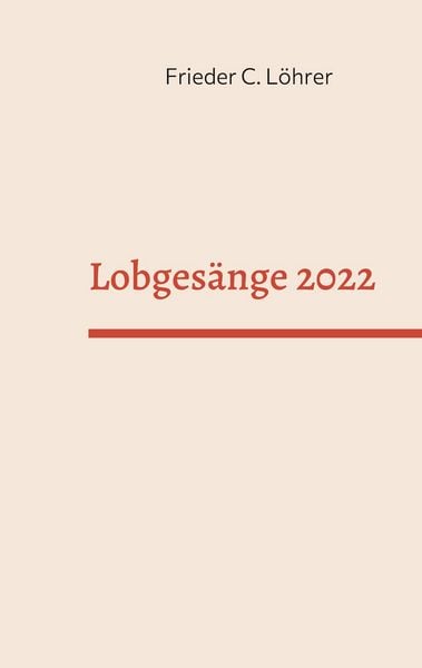 Produktbild: Lobges&auml;nge 2022