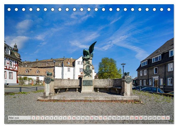 Produktbild: Bad Berleburg Impressionen (Tischkalender 2026 DIN A5 quer), CALVENDO Monatskalender