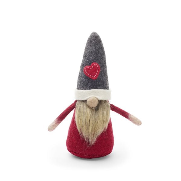 Produktbild: Wichtel Lars, rot, H 21cm