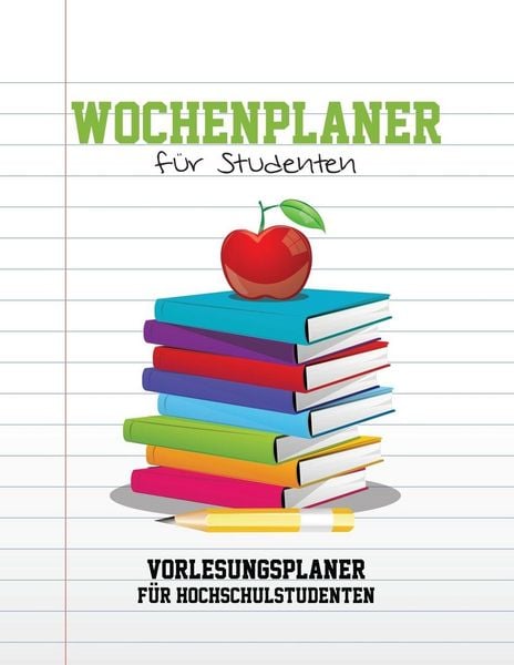 Produktbild: Wochenplaner Fur Studenten Vorlesungsplaner Fur Hochschulstudenten