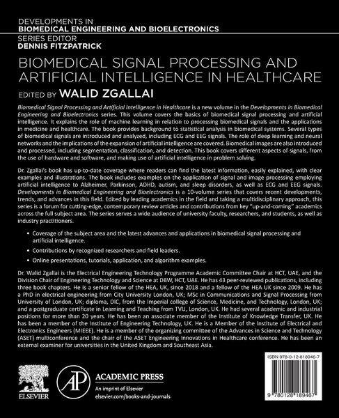 Produktbild: Biomedical Signal Processing and Artificial Intelligence in Healthcare