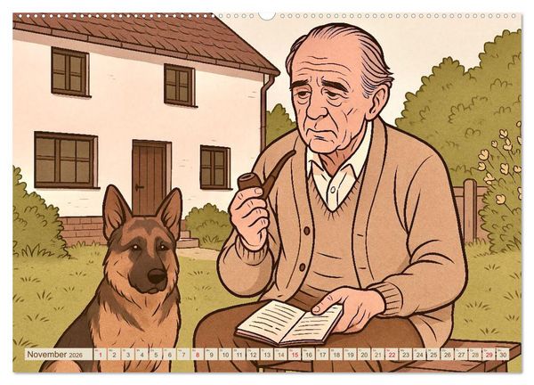 Produktbild: Heinrich B&ouml;ll (Wandkalender 2026 DIN A2 quer), CALVENDO Monatskalender