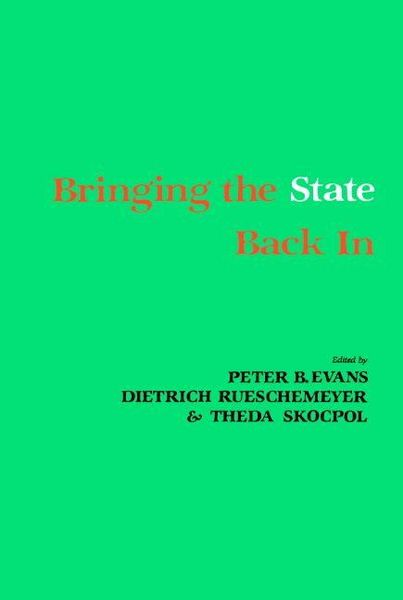 Produktbild: Bringing the State Back In