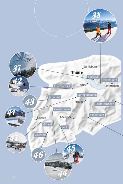 Produktbild: K&uuml;mmerly+Frey Erlebnis Schweiz Wandern im Winter - Wanderf&uuml;hrer