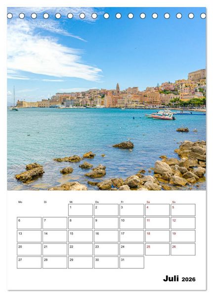 Produktbild: Gaeta Italien (Tischkalender 2026 DIN A5 hoch), CALVENDO Monatskalender