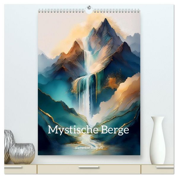 Mystische Berge (hochwertiger Premium Wandkalender 2026 DIN A2 hoch), Kunstdruck in Hochglanz