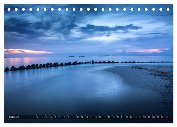 Produktbild: Malediven - Inseltraum im Paradies (Tischkalender 2026 DIN A5 quer), CALVENDO Monatskalender