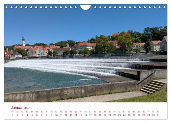 Produktbild: Hier f&uuml;hle ich mich zuhause - Landsberg am Lech und Ammersee (Wandkalender 2027 DIN A4 quer), CALVENDO Monatskalender