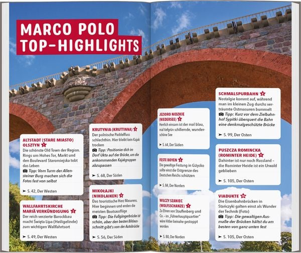 Produktbild: MARCO POLO Reiseführer Masurische Seen